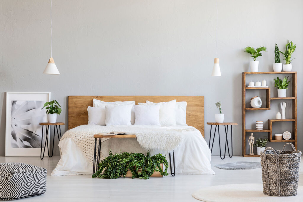 Bedroom with Plants in Milton Keynes Houses to Rent